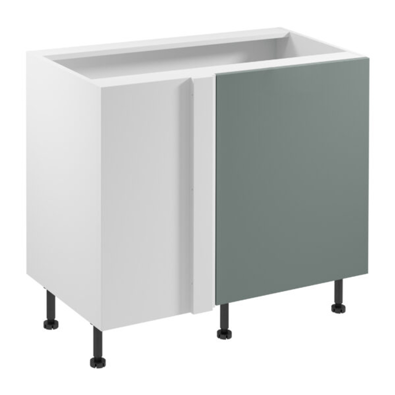 Kuchyňsk&aacute; skř&iacute;ňka SORENTO D100N - P/L - b&iacute;l&aacute; Zelen&aacute;