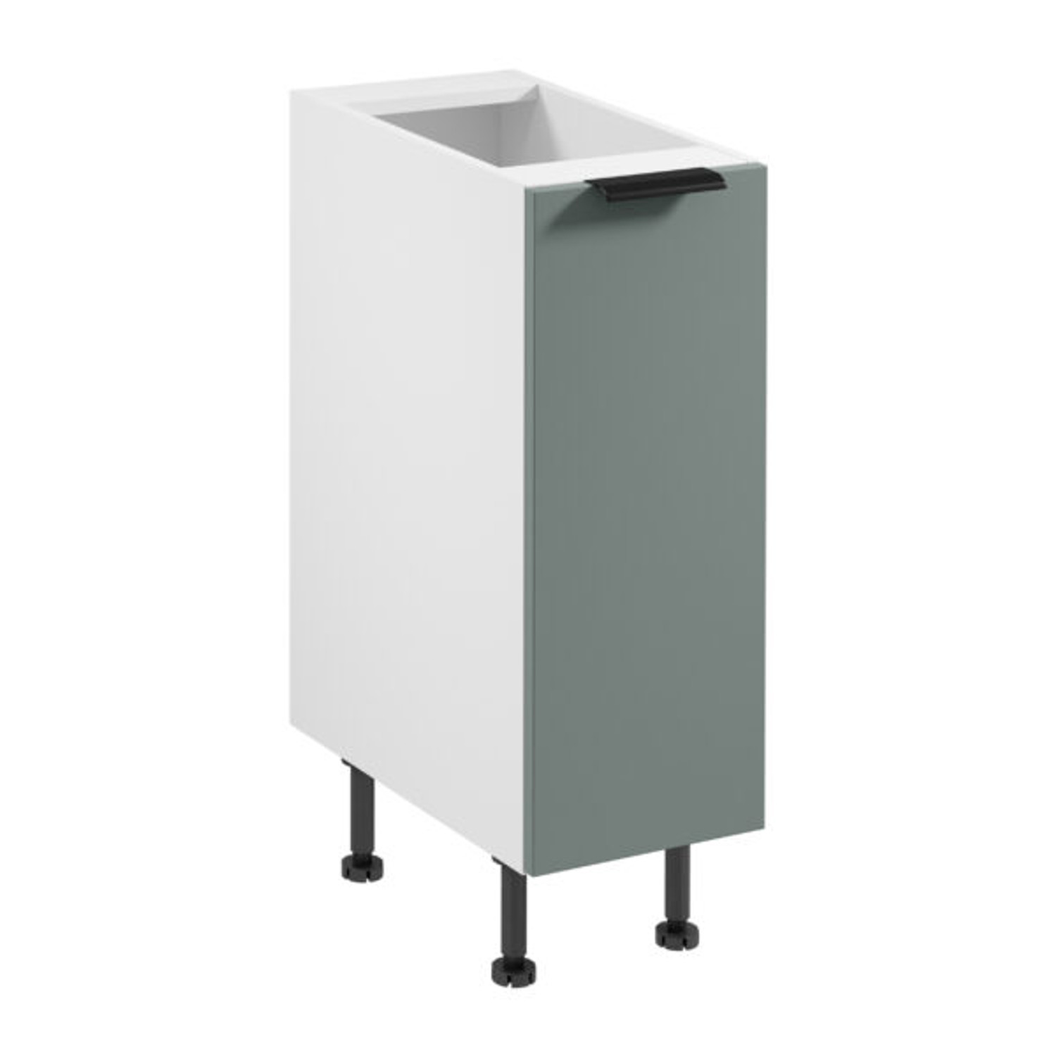 Kuchyňsk&aacute; skř&iacute;ňka SORENTO D30 - P/L - b&iacute;l&aacute; Zelen&aacute;