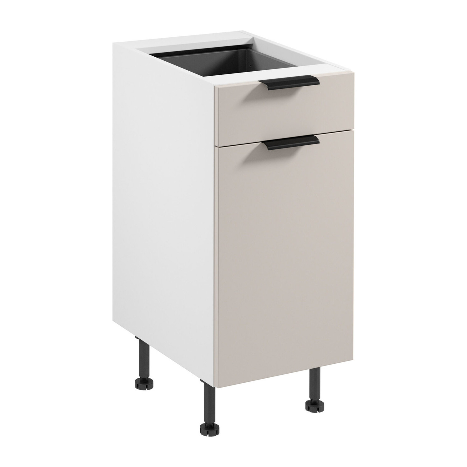 Kuchyňsk&aacute; skř&iacute;ňka SORENTO D40S1 - P/L - b&iacute;l&aacute; B&eacute;žov&aacute;