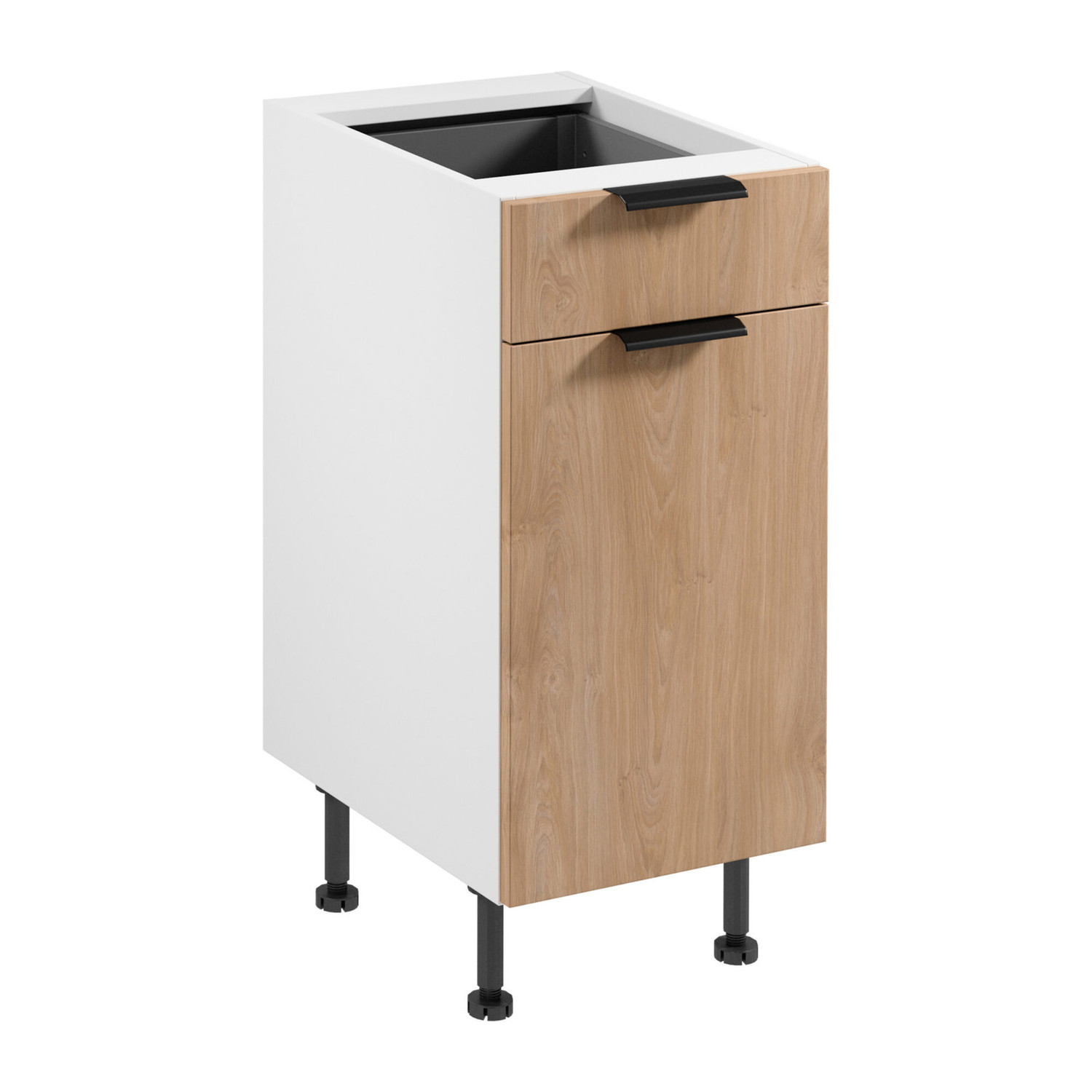 Kuchyňsk&aacute; skř&iacute;ňka SORENTO D40S1 - P/L - b&iacute;l&aacute; Puccini