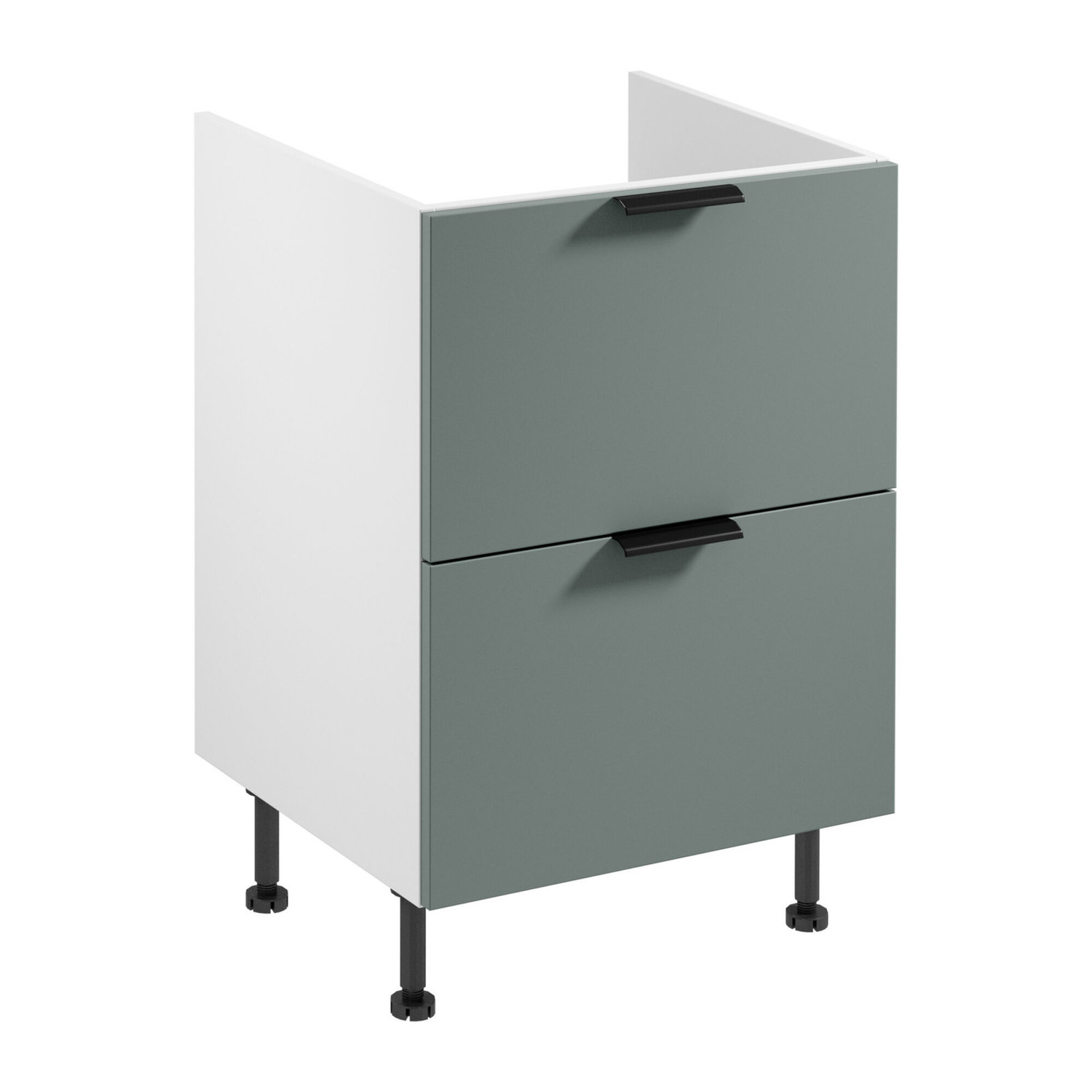 Kuchyňsk&aacute; skř&iacute;ňka SORENTO D60IN AX - b&iacute;l&aacute; Zelen&aacute;