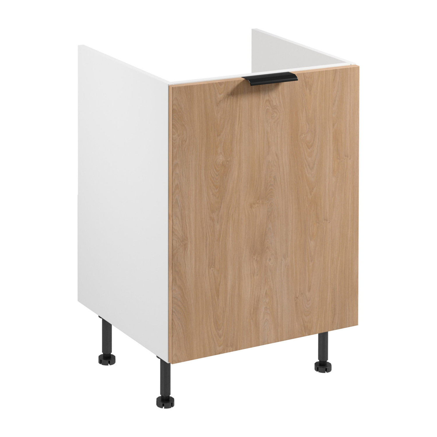 Kuchyňsk&aacute; skř&iacute;ňka SORENTO D60Z - P/L -  b&iacute;l&aacute; Puccini