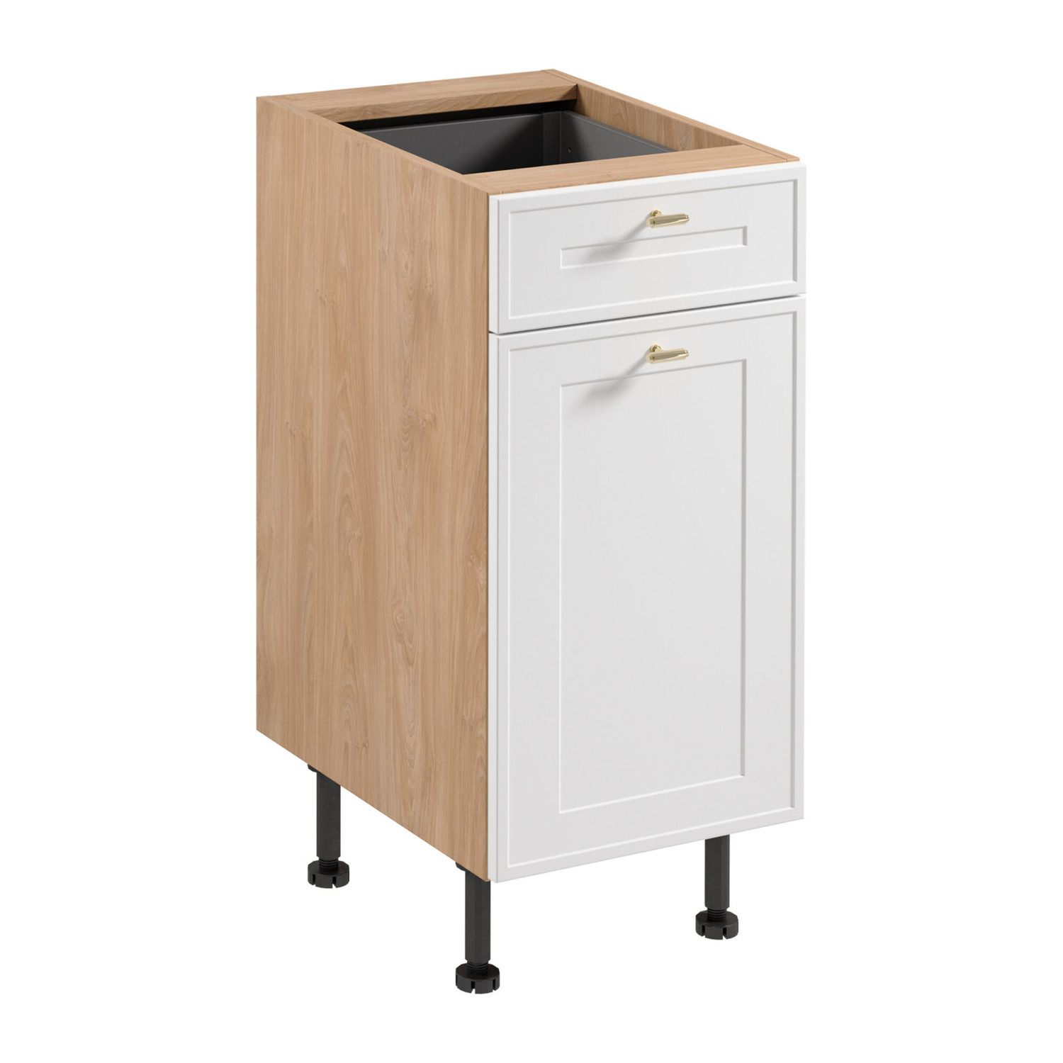 Kuchyňsk&aacute; skř&iacute;ňka SORENTO D40S1 - P/L - Puccini/ b&iacute;l&yacute; r&aacute;m