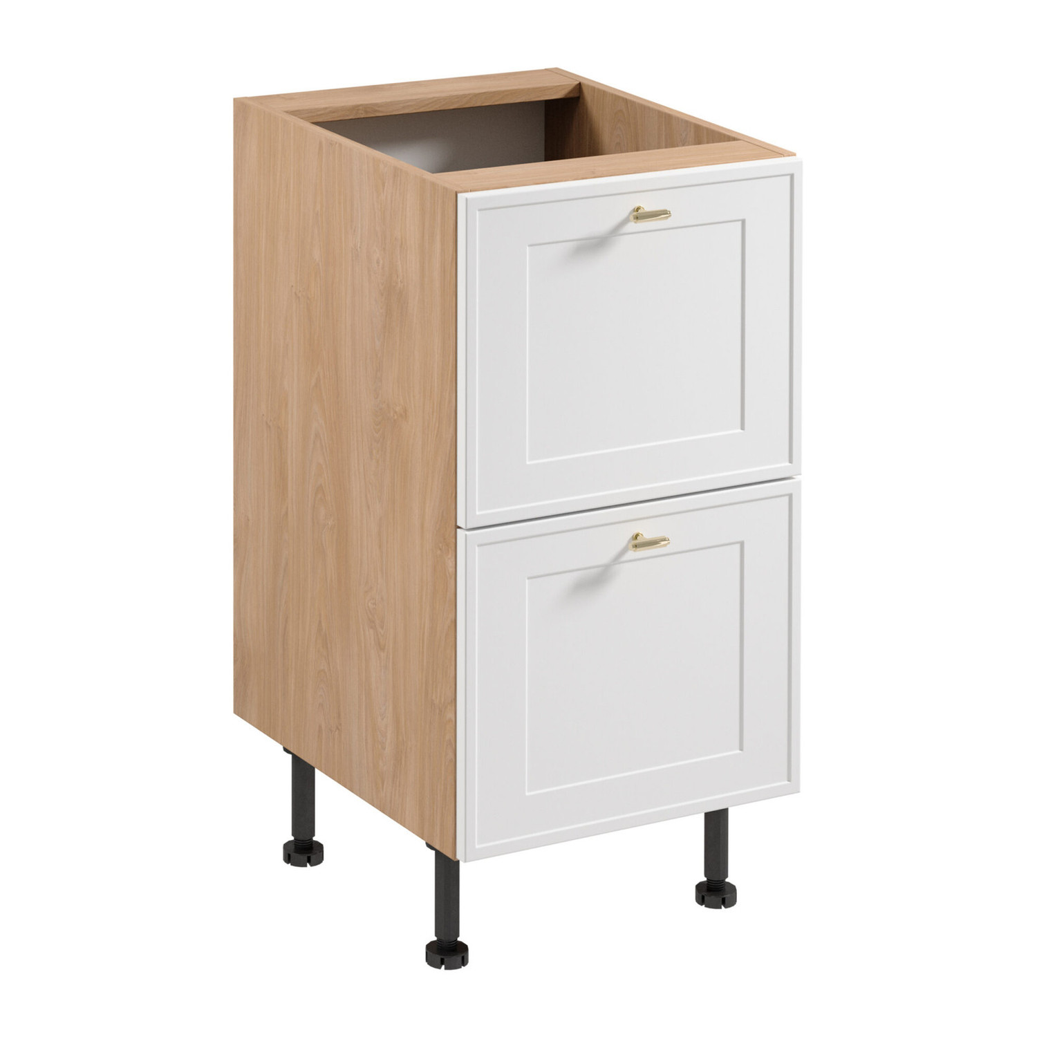 Kuchyňsk&aacute; skř&iacute;ňka SORENTO D45S2 AX -  Puccini/b&iacute;l&yacute; r&aacute;m