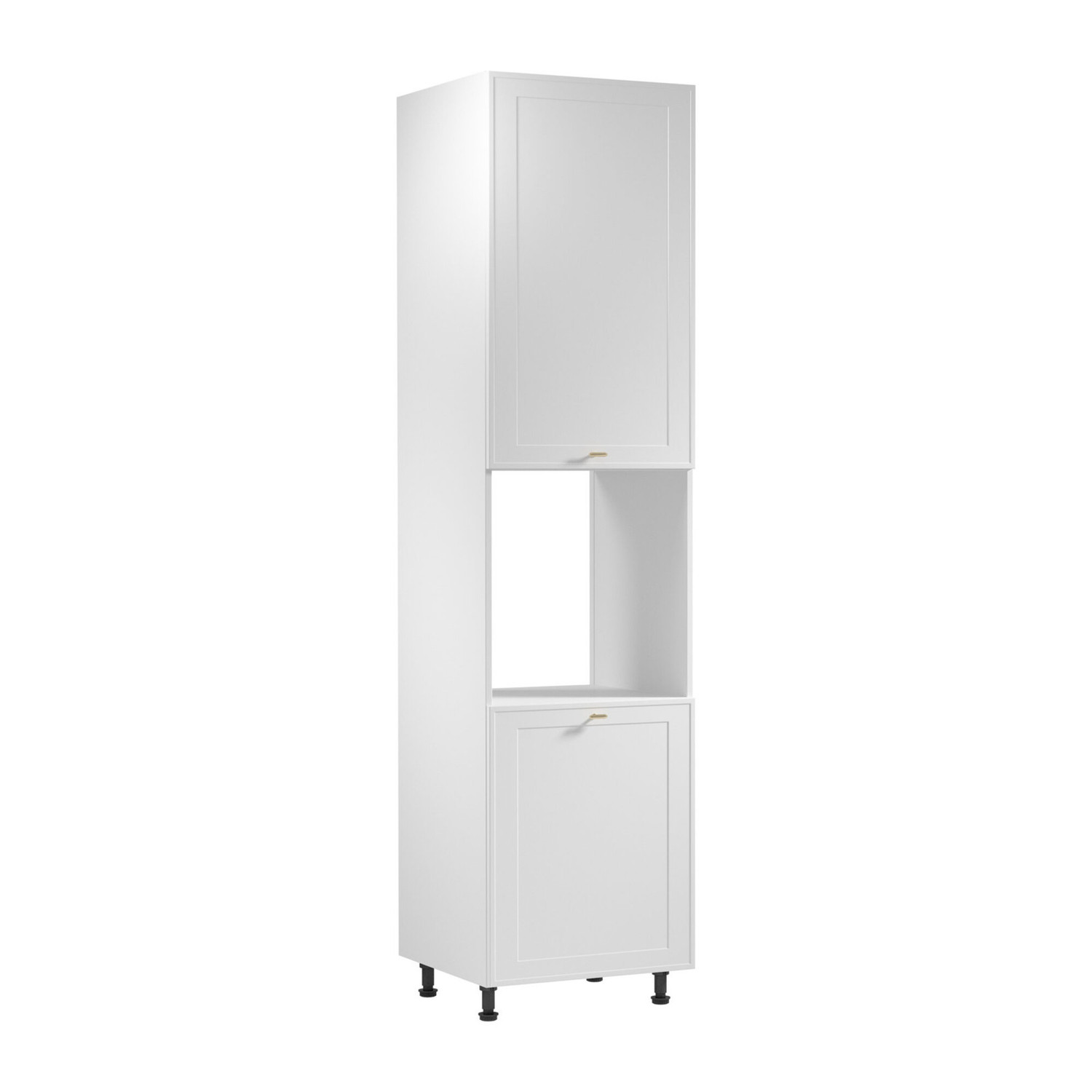 Kuchyňsk&aacute; skř&iacute;ňka SORENTO D60PWN - P/L - b&iacute;l&yacute; r&aacute;m