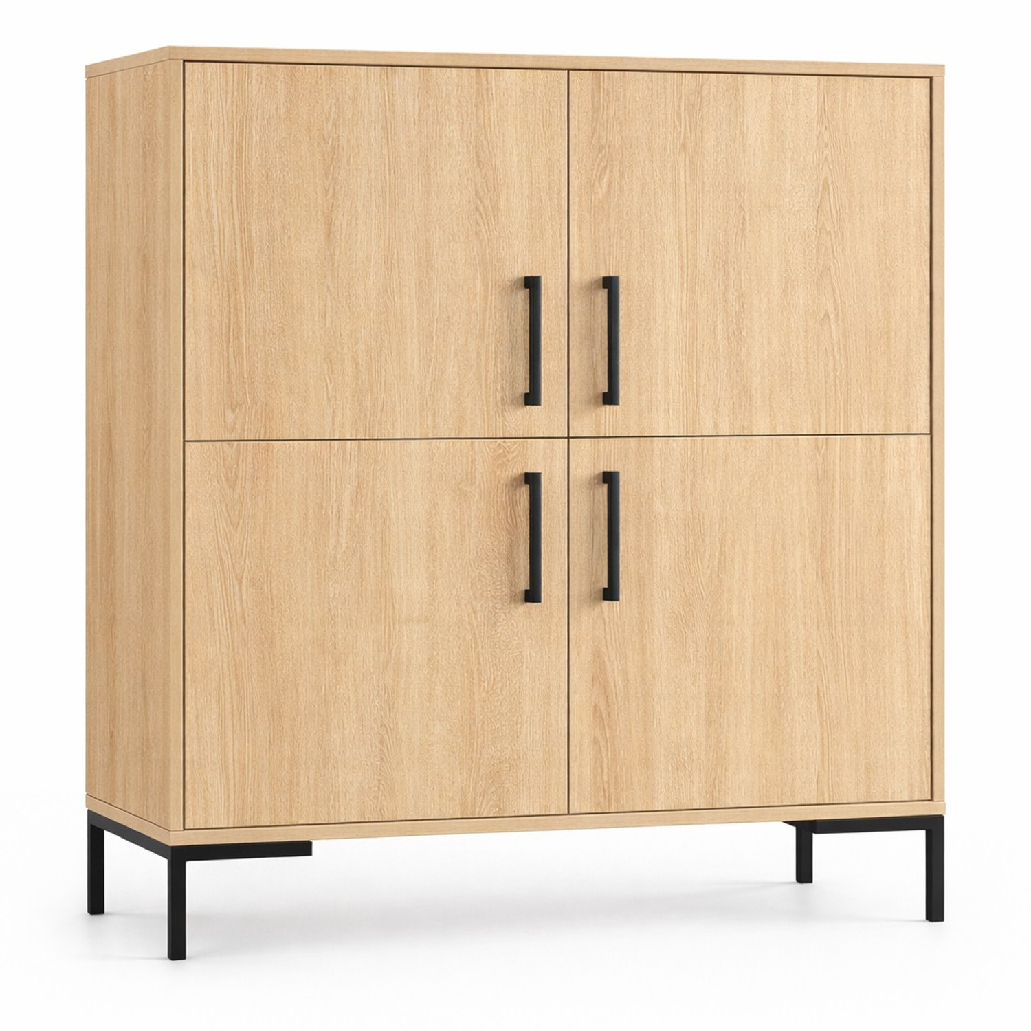 Komoda na nožičkách 4D - dub sonoma