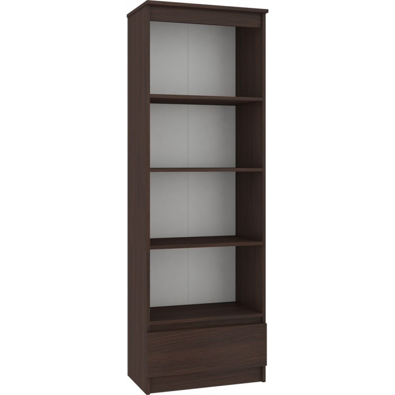 Regál R 60cm CLP 1 zásuvka 3 poličky wenge - SG nábytek