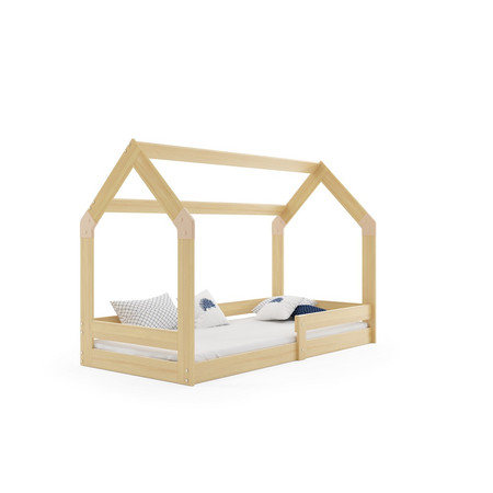 Dětská postel DOMEK I bez úložného prostoru 80x160 cm - borovice