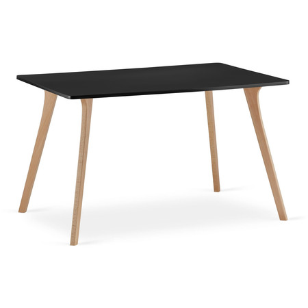 Jídelní stůl MONTI 120x80cm - buk/černá