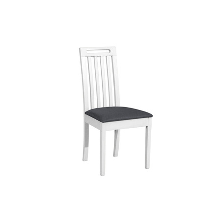Jídelní židle ROMA 10 Tkanina 23B Bílá
