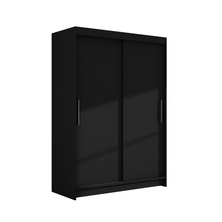 Velká šatní skříň MIAMI I černá šířka 120 cm