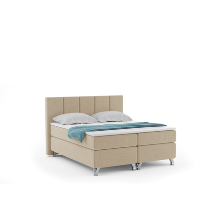 Čalouněná postel ATLANTIC včetně úložného prostoru 180x200 Béžová