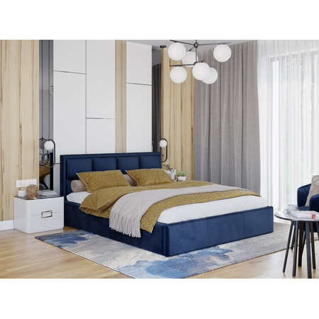 Čalouněná postel OTTO rozměr 180x200 cm Modrá