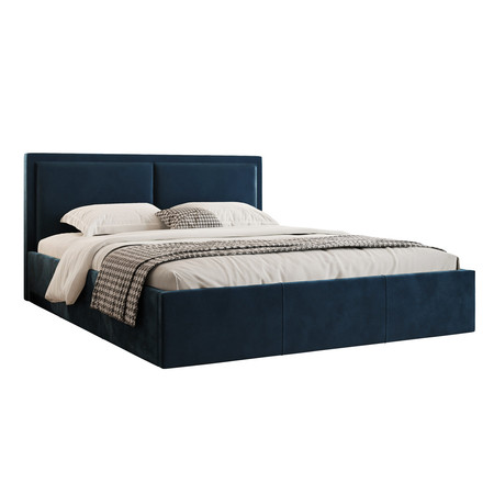 Čalouněná postel Soave II rozměr 140x200 cm Modrá