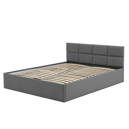 Čalouněná postel MONOS bez matrace rozměr 160x200 cm Tmavě šedá