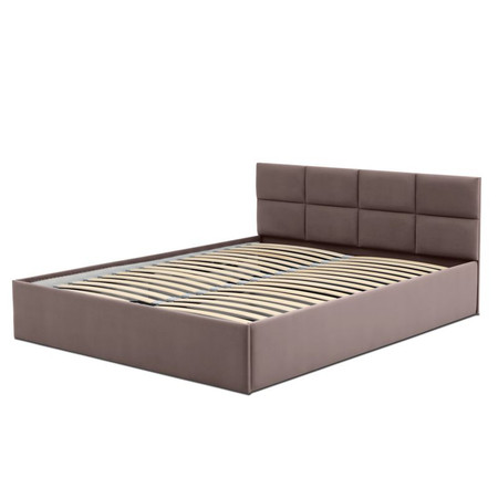 Čalouněná postel MONOS bez matrace rozměr 140x200 cm Kakao