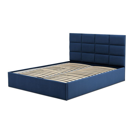 Čalouněná postel TORES bez matrace rozměr 140x200 cm Namořnická modrá
