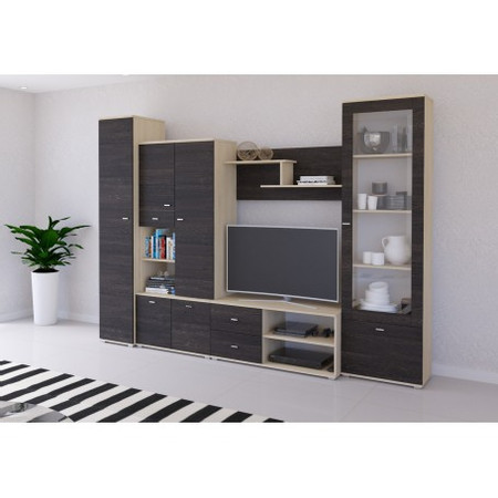 Obývací sestava Ars mini 290x51 - Jasan / Dub canterbury