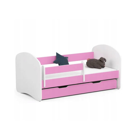Dětská postel SMILE 160x80 cm - růžová
