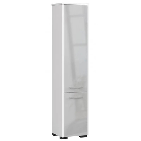 Koupelnová skříňka FIN 2D - bílá/metalic lesk