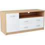 TV stolek ROBERTO - K027 Bílá/dub sonoma