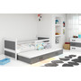 Dětská postel s výsuvnou postelí RICO 190x80 cm Šedá Bílá