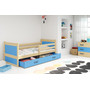 Dětská postel RICO 80x190 cm Modrá Borovice