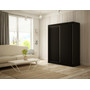 Kvalitní Šatní Skříň Bergo 120 cm Černý mat