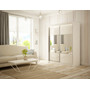 Kvalitní Šatní Skříň Rico 120 cm Bílá Bílý mat
