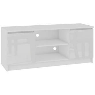 TV stolek RTV K140 lesklá bílá
