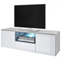 TV stolek RTV MEZO 140 cm - beton/bílá