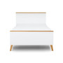 Postel FRISK 90 cm - bílá/ dub