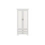 Šatní skříň VETICA  99 cm - krémová