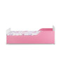 Postel s matrací PABIS - bílá/růžová