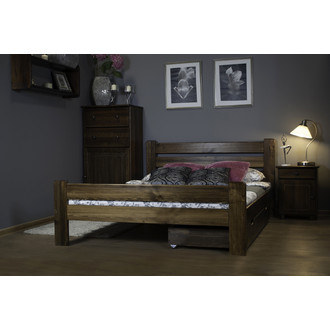 Postel NELI 140x200cm z masivu borovice