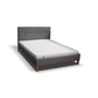 Čalouněná postel KAROLÍNA šedá rozměr 90x200 cm
