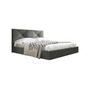 Čalouněná postel KARINO rozměr 80x200 cm Tmavě šedá