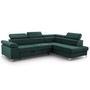 Rohová sedací souprava Madryt Pravá Zelená