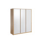 Šatní skříň MALTA S3D Dub artisan/bílá