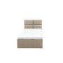 Čalouněná postel MONOS s pěnovou matrací rozměr 90x200 cm Béžová