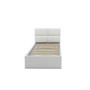 Čalouněná postel MONOS II bez matrace rozměr 90x200 cm - Eko-kůže Bílá eko-kůže