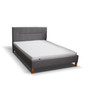 Čalouněná postel KAROLINA šedá rozměr 140x200 cm