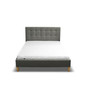 Čalouněná postel DAVID šedá rozměr 180x200 cm