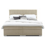 Čalouněná postel GRENLAND 160x200 cm Krémová