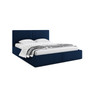 Čalouněná postel HILTON 160x200 cm Modrá