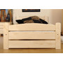 Postel NADIA 160x200cm z masivu borovice Ořech - galerie #1