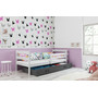 Dětská postel ERYK 200x90 cm Bílá Ružové - galerie #5