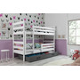 Dětská patrová postel ERYK 160x80 cm Ružové Bílá - galerie #5