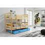 Dětská patrová postel ERYK 160x80 cm Modrá Bílá - galerie #3