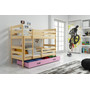 Dětská patrová postel ERYK 160x80 cm Ružové Bílá - galerie #2